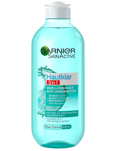 Garnier Hautklar 3in1 Mizellenwasser Produtkabbildung